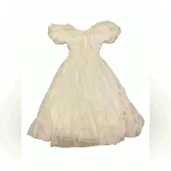 NWT ASTR THE LABEL Chamomile Tiered Dress in White Size Small - Picture 4 of 12